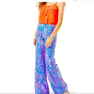 Lilly Pulitzer Bal Harbour Mid Rise Palazzo - size large